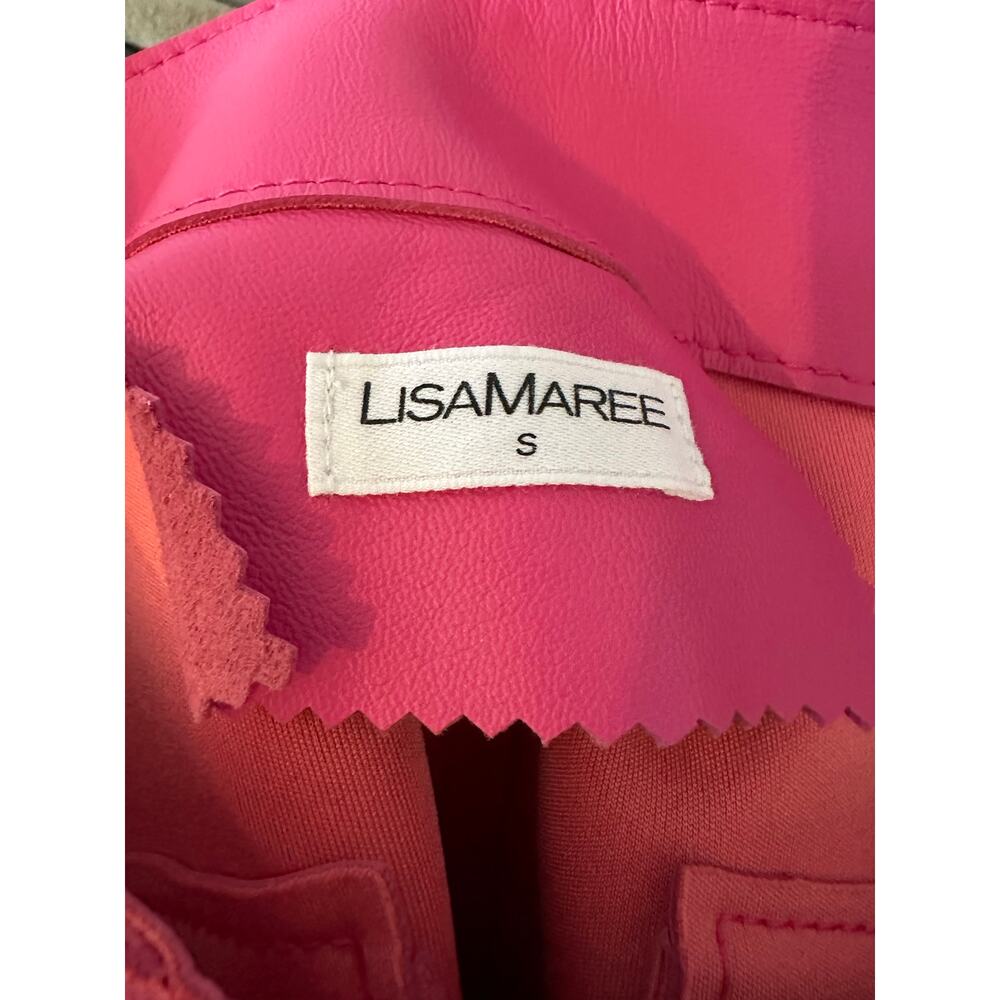 NWT Lisa Maree Sierra Leather Shorts Hot Pink Buttery Soft (Style Worn on TV) - Picture 8 of 11
